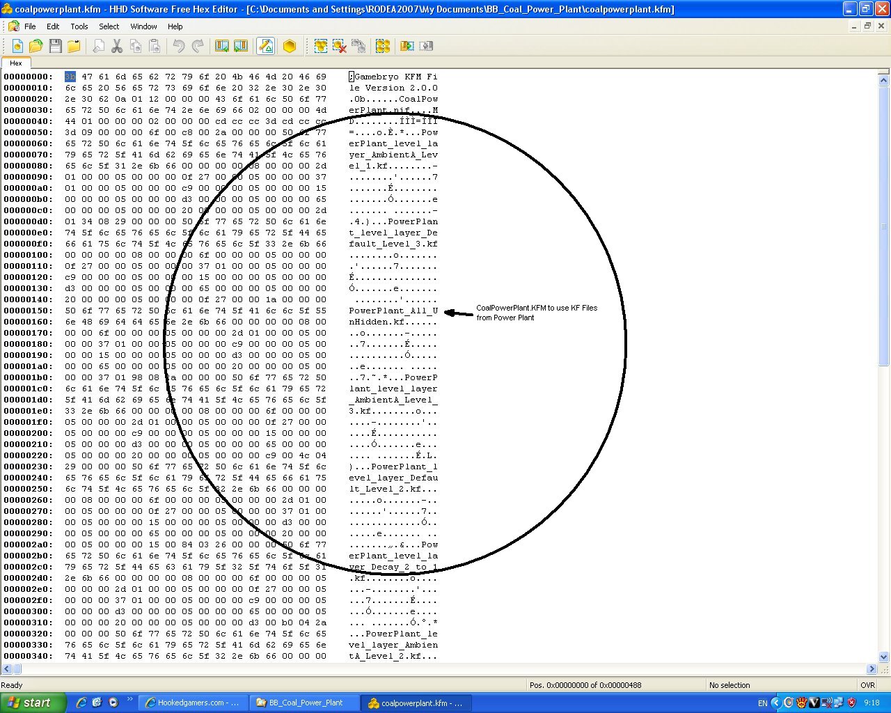 This KFM model to use KF File from Power Plant