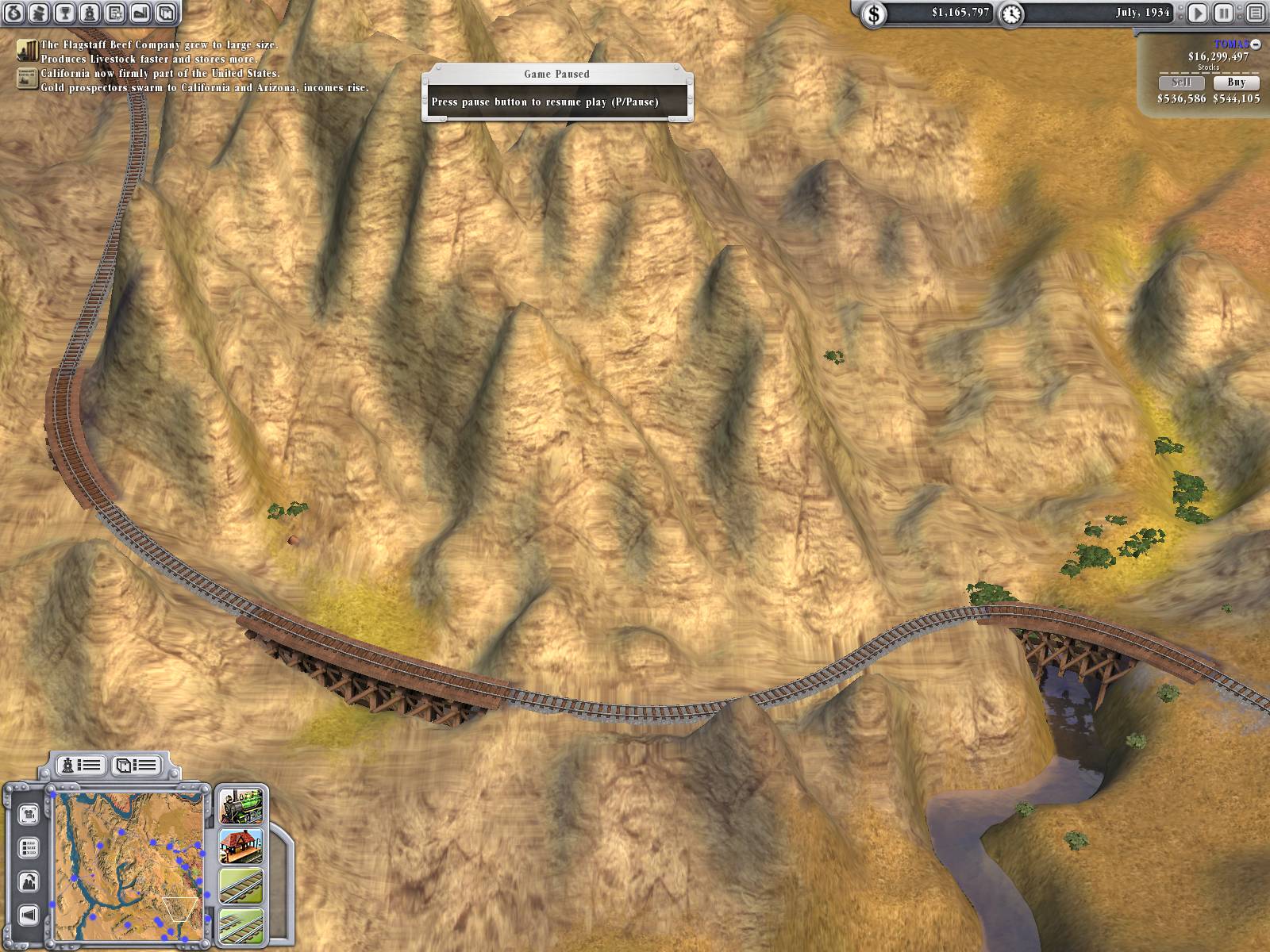 Mountain railroad