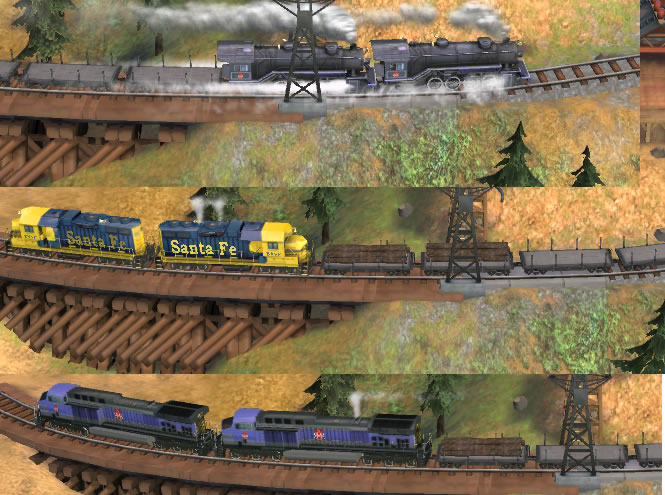 3 Dual trains